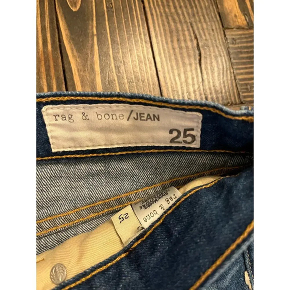 Ray Bone Women's 25 Denim Blue Jean Shorts Summer Distressed Costal Cowgirl Core - Picture 9 of 10